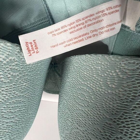 Cacique Lightly Lined T-Shirt Bra 42F Mint Green Lane Bryant Full Coverage - Picture 4 of 8